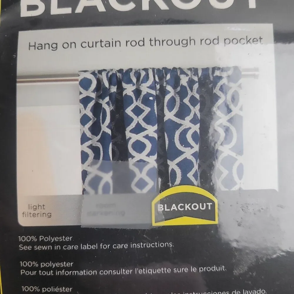 Eclipse Thermaweave Darkening Window SINGLE Curtain Panel 'Ecru' 37x84in #CT8